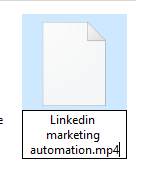 Renaming a file